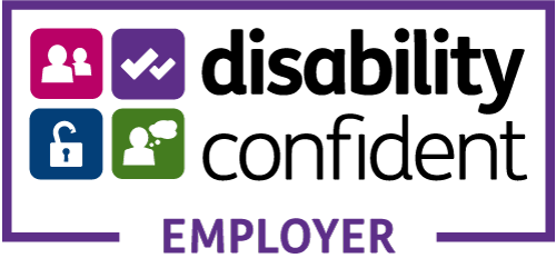 "Disability confident employer" badge